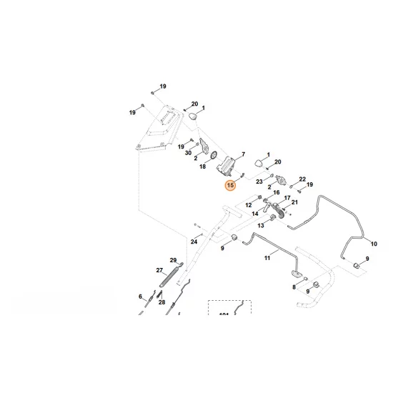 Stihl  blokada 6375 182 4600